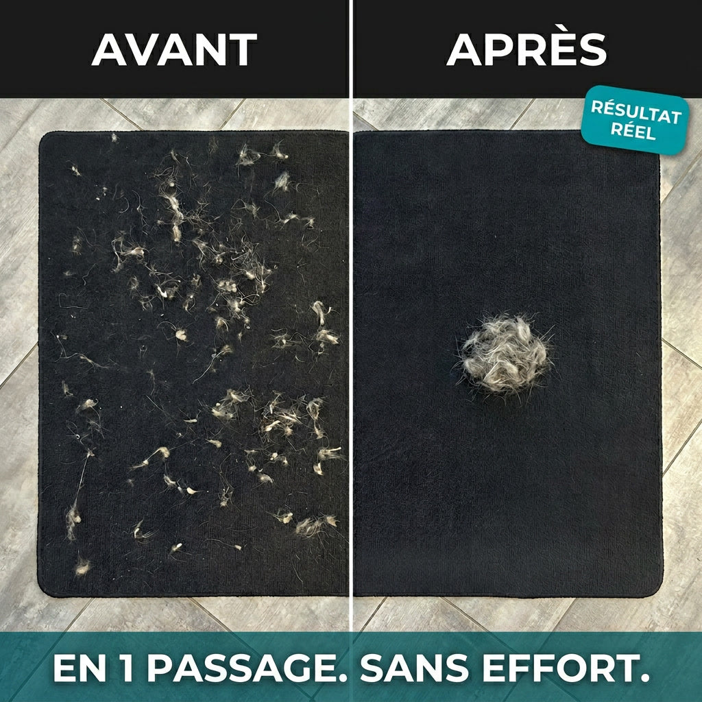 Kit Anti-Poils Purevex — Balai + Brosse Anti-Poils + Gant Offert