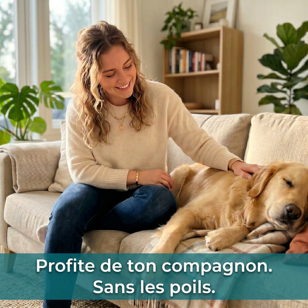 Kit Anti-Poils Purevex — Balai + Brosse Anti-Poils + Gant Offert